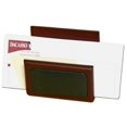 thumbnail image 1 of Dacasso Rosewood and Leather Letter Holder, 1 of 1
