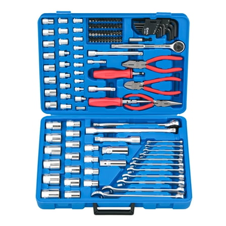 Genius Tools 125 Piece 1/4", 3/8" & 1/2" Dr. Metric Tool Set - AC-234125
