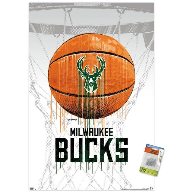 NBA Milwaukee Bucks - Ballon goutte à goutte 20