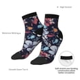 thumbnail image 6 of Rocae Flowers ad Butterflies for Premium Adult Socks,Comfortable, Breathable, and Durable Socks, Perfect for Everyday Wear, 6 of 7