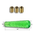 thumbnail image 3 of Green JDM Spiral Crystal VIP Style Manual Bubble Shifter Shift Knob Head - 15CM, 3 of 5