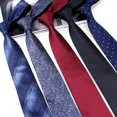 thumbnail image 4 of Corbata de moda Corbata hecha a mano de jacquard tejido floral clásico para hombre, 19 Feliz Sencillez, 4 of 4