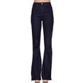 thumbnail image 1 of Hidden Jeans Womens Dark Wash Flare Skinny Jeans (31), 1 of 1