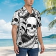 thumbnail image 5 of Balery Men'S Summer Hawaiian Shirts Short-Sleeve Design Name Printed Casual Shirts - Size Name, 5 of 9