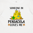 thumbnail image 4 of Inktastic Someone in Pensacola Loves Me Beach Vacation Boys or Girls Baby T-Shirt, 4 of 5