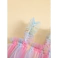 thumbnail image 5 of Bagilaanoe Newborn Baby Girl Summer Rompers Dress Flower Print Sleeveless Bodysuit 6M 12M 18M 24M Infant Tulle A-line Princess Dresses, 5 of 9