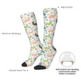 thumbnail image 5 of Picia Women Crew Soft Moisture-wicking Socks Easter Rabbit Pattern Design Cotton Socks, One Size fit All, 5 of 9