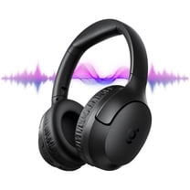 wegear Bluetooth Over-Ear Headphones with Mic ,Gaming Wireless & Corded Dual-Mode Headphones,60 Hours Playtime,Deep Bass,Black