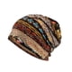 thumbnail image 1 of Gorro Slouchy Beanie Minnieouse Estilo étnico floral café, 1 of 6