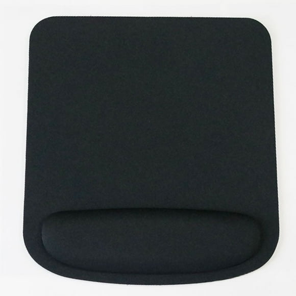 Alfombrilla de Ratón con Cojín de Gel Ergonómico Impermeable para Oficina y Hogar Negro Clásico