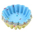 thumbnail image 1 of 5Pcs Non-Stick Baking Mold Easy Demolding, Stackable Egg Tart Donut Muffin Cups for Kitchen, 1 of 8