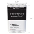 thumbnail image 3 of Black & White 12 Value Size Rolls 183 Sheets, 2-Ply Paper Towel, 3 of 4