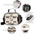 thumbnail image 4 of Insulated Lunch Bag 6L Leak-Proof Lunch Box with Shoulder Strap Multiple Pockets Lunch Tote Bow and Chickens, 4 of 9