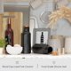 thumbnail image 3 of 2 Pack a Set Ceramic Oil and Vinegar Soy Sauce Maple Syrup Dispenser Bottle Jar for Kitchen 270ml / 9oz (Black), 3 of 4