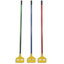 Rubbermaid Commercial Products H146RED 60 in. Invader Fiberglass Side-Gate Wet-Mop Handle - Red & Yellow