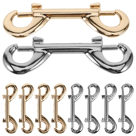 GOOHOCHY 10pcs Heavy Duty Double Ended Bolt Snap Hooks Trigger Snaps for Dog Leashes