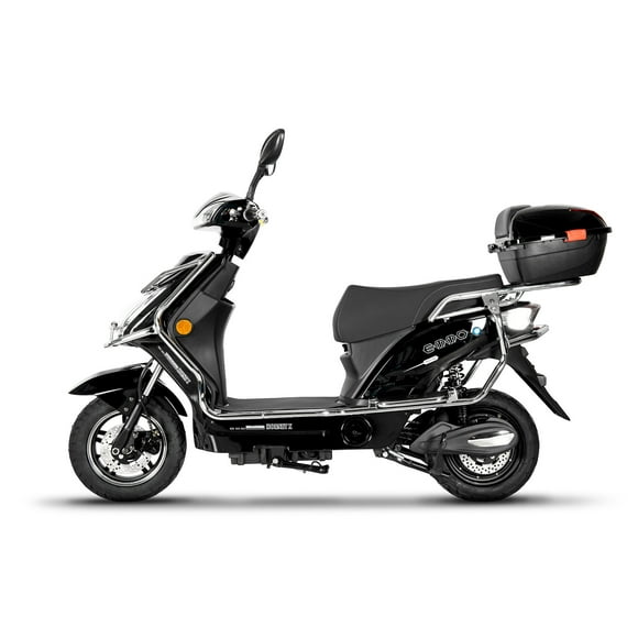 Emmo Hornet X Ebike - Electric Bicycle - E Scooter - 60V 500W - Black - Removable Battery - Large Storage