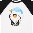thumbnail image 4 of Inktastic Cute Christmas Penguin in Blue Hat Boys or Girls Toddler T-Shirt, 4 of 5