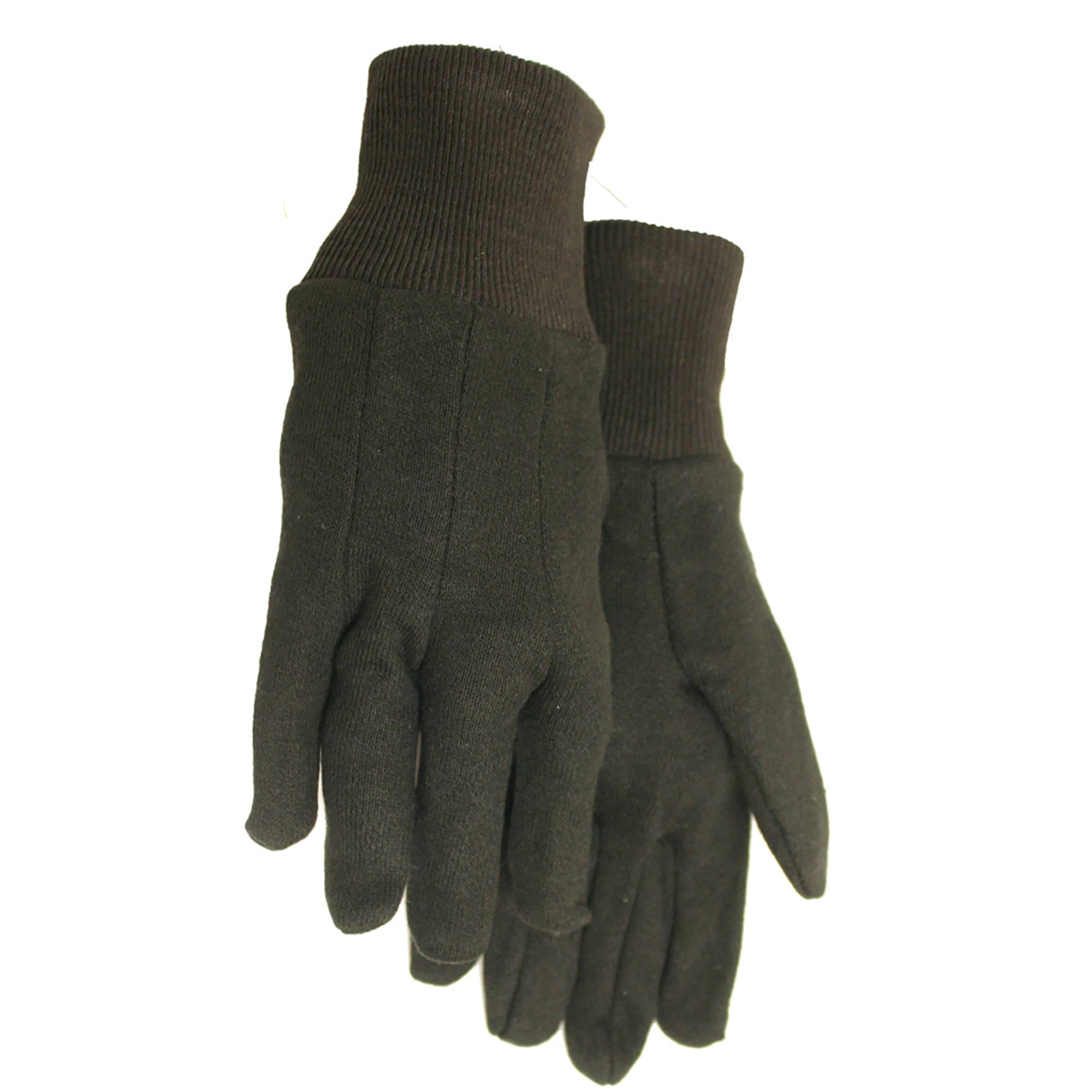 Expert Gardener Men's Brown Jersey 3 Pack of Gloves, Large