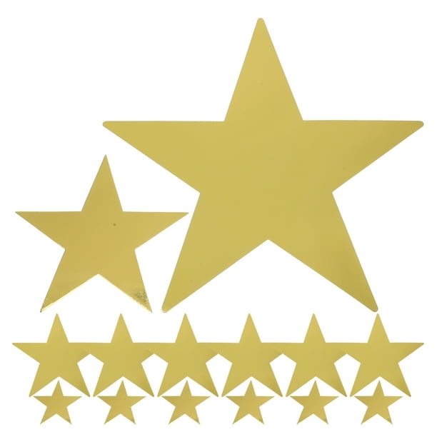 20 piezas de recortes de confeti de estrellas de papel para tableros de firmas, accesorios para fotos, diseño de escenas de fiesta, recortes de estrellas de papel, decoración de estrellas de papel p