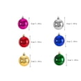thumbnail image 3 of YANHAIGONG Christmas Ball Ornaments Sets,Christmas Balls for Tree Decorations,Christmas Ball Christmas Ornaments 3cm/24 Christmas Ball Set Christmas Tree Pendant Christmas Ornaments, 3 of 6
