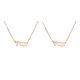 thumbnail image 2 of Sonducket Carta Amistad Collar DIY Creativo Chic con Display Card Charm Colgante para Lover Festival Gifts Rose Gold Virgo Virgo 2piezas Sonducket CBP300717, 2 of 6