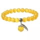 thumbnail image 1 of Pulsera De 2 Piedras Preciosas Naturales Con Cuentas Redondas De Cristal Y Piedra De Amarilla, 1 of 7