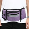 thumbnail image 6 of Bvdfgk Dog Training Bag Pet Snack Bag Multi Pockets Food Snack Storage Holder Dog Snack Purple, 6 of 7