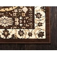 thumbnail image 6 of Unique Loom Cape Cod Espahan Rug Brown/Beige 7' 1" x 10' Rectangle Floral Traditional Perfect For Living Room Bed Room Dining Room Office, 6 of 7