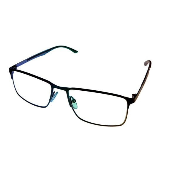 Fila Mens Gunmetal Rectangle Metal Eyewear Frame VF9943. 627. 54mm