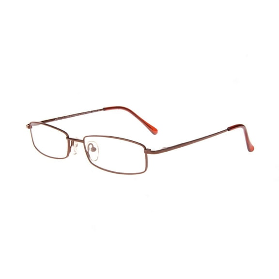 NEW HORIZON EYEWEAR Brown NORTH STAR Eyeglasses 53mm with Case
