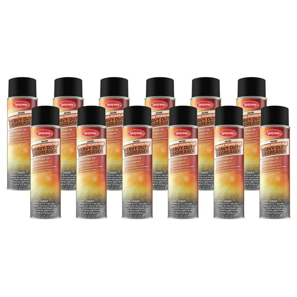 Sprayway SW909 Industrial Heavy Duty Orange Power Plus Degreaser, 15 oz