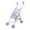 Purple, variant on Siruishop Baby Doll Stroller (doll Not Included) Foldable Doll Pushchair Toy for Girls Yellow