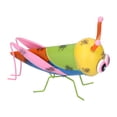 thumbnail image 5 of Suodoka Garden Ornament Iron Grasshopper Sculpture for Outdoor Patio Lawn Decor, 9.45 inches / 24 cm (Yellow), 5 of 9