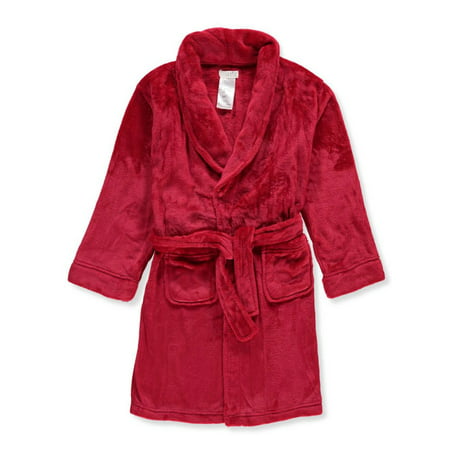 Komar Kids Girls' Plush Robe - red, 14-16