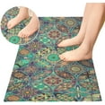 thumbnail image 4 of Coolnut Mandala Floral 39" x20" Soft and Absorbent Bathroom Rugs,Quick Dry Machine Washable Bath Mat for Bathroom Kitchen Bathtub Home Decor, 4 of 7
