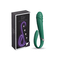 thumbnail image 1 of Feather Wellness Dual Vibrating Massager  Adult Sensory Toys for Women  Erotic Massager & Adult Toy for Solo or Couples Pleasure- Green., 1 of 5
