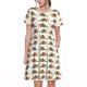 thumbnail image 1 of Disketp Colorful Armadillos para Vestido de Manga Corta para Mujeres, Vestidos de Verano para Mujeres, Casual y Holgado para la Playa, 1 of 6