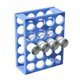 thumbnail image 5 of Estante de almacenamiento de de vinilo, almacenamiento de para manualidades, modelo de 20 agujeros, soporte de fundición DIY para papel Soledad  Moldes para estantes de almacenamiento, 5 of 10