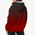 thumbnail image 4 of UTSJKR Women's Oversized Gradient Hoodies Full Zipper Long Sleeve Pullover Sweatshirt Fleece Lined Warm Jacket 2024 Fashion Winter Outwear Wine S, 4 of 6