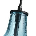 thumbnail image 3 of Aiwen Blue Glass Light Fixture Modern Home Pendant Light Bedside Living Room Kitchen Island Ceiling Lamp, 3 of 7