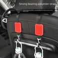 thumbnail image 5 of Gancho para coche Gancho para asiento de coche Gancho de gamuza de metal para coche Gancho oculto para respaldo de asiento de coche, 5 of 5