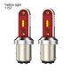 thumbnail image 3 of 2 uds 30W LED 1156/1157 bombillas LED luces de señal de coche 12/24V 1200Lm lámpara de freno 1860 Chip 6500K T20/T25 accesorio de iluminación Bombillas para automóviles luz amarilla Tipo 2 Riwesomey VI000921-10, 3 of 6