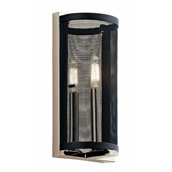 Contemporary 1 Light Wall Sconce with Soft Contemporary Inspirations 12 inches Tall By 6 inches Wide Bailey Street Home 147-Bel-1903822