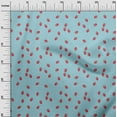 thumbnail image 2 of oneOone Cotton Poplin Fabric Raspberry Fruit Printed Fabric 1 Yard 56 Inch Wide, 2 of 4