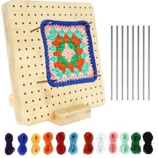 Crochet Blocking Board with Pegs for Granny Squares Crochet Projects Adults  30cmx30cm