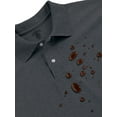 thumbnail image 2 of Jerzees Men's Spotshield Long Sleeve Polo Shirt, 2 of 6