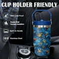 thumbnail image 6 of Turtle Tumbler 30oz,Turtle Lovers Gifts for Women Funny Birthday Gift for Youth Kids Travel Coffee Mug Cup Stainless Steel Tumbler with Handle, 6 of 6