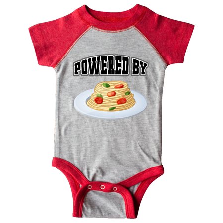 

Inktastic Powered by Spaghetti Gift Baby Boy or Baby Girl Bodysuit