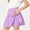 Purple, variant on Fesfesfes Girls Ribbed Skort with Built-in Shorts High Waist Solid Color Casual A-Line Mini Skirt for School Sports and Daily Wear, Stretchy Activewear for Kids Ages 5-16 Years